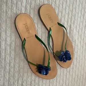 J. Crew Flower Sandals